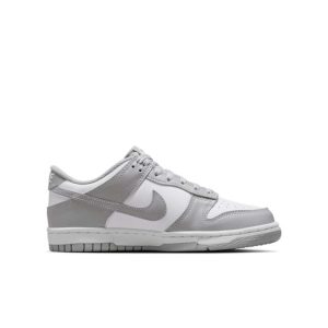 Nike Dunk Low "White & Light Smoke Grey" Kiddies sneakers